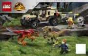 Lego 76951 Pyroraptor & Dilophosaurus Transport (Перевозка пирораптора и дилофозавра)
