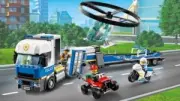 Lego 60244 Police Helicopter Transport (Полицейский вертолётный транспорт)