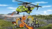 Lego 60123 Volcano Supply Helicopter (Грузовой вертолёт исследователей вулканов)